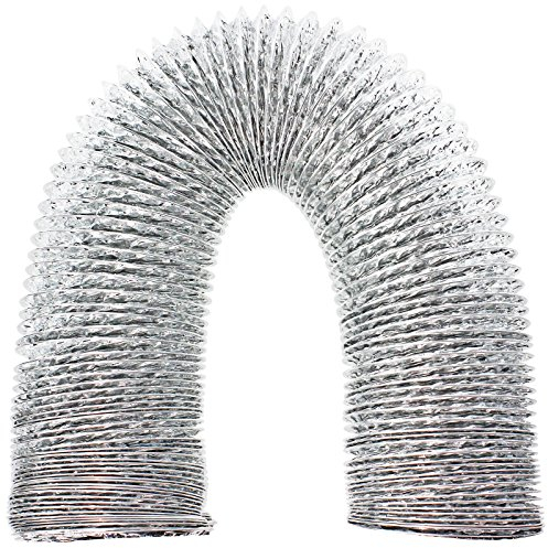 Manguera de aluminio flexible de ventilación universal para secadora de 100 mm de Spares2go, tubo de escape de ventilación