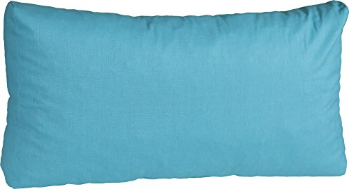 Beo Loungekissen 80 x 40 cm Rückenkissen für Rattan Gartenmöbel in türkis