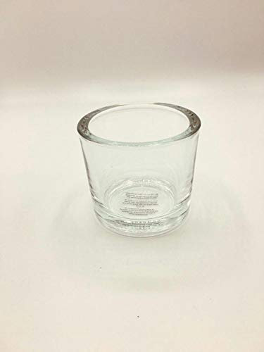 | Windlicht Glas H 6 cm D 6,5 cm Teelichtglas Kerzenglas Ersatzglas | Dickwandig Klar Transparent