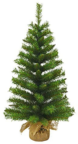 MAURY'S ALBERO DI NATALE SINTETICO JUTA VERDE (60 cm, Verde)