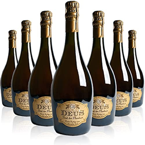 BOSTEELS BROWERIJ 3 Bottiglie Birra Deus Brut Des Flandres da 75 cl Belgio Luppolo Malto Birra Chiara Bionda, Birra Deus Brut Des Flandres 3 Bottiglie - 2,25 Litri
