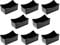 Garnet - Porta bustine Zucchero in plastica da Bar - Per tavolino – Nero – Lavabile in lavastoviglie - Set da 8 pz - 100% Made in Italy