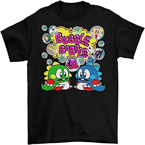 Bubble Bobble T-Shirt Unisex Adult Cotton Funny NES Retro 90's 8-bit XX-Large