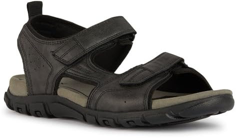 Geox Homme Uomo Sandal Strada B Sport, Noir, 42 EU