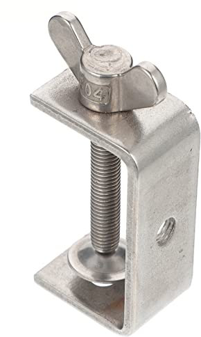 Uonlytech Tigerclip C-clip Schraubzwinge Aus Stahl Holzbearbeitungsclip C-klemme Tiger C-klemme Schweißen Von C-klemmen Kamerahalterungen -klemmen Einstellbar Rostfreier Stahl Ratsche