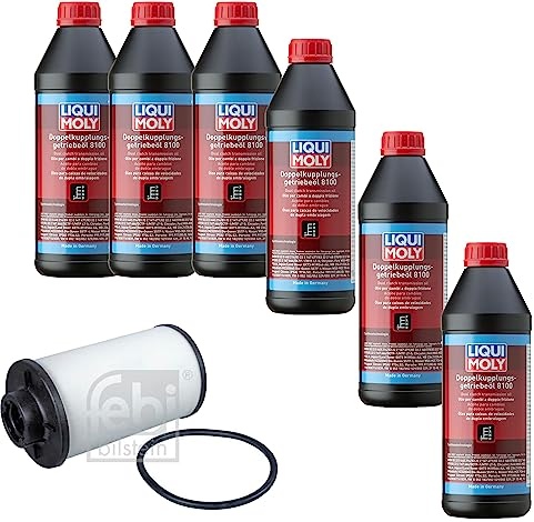 Automatikgetriebe Ölwechsel Satz Getriebeölwechselsatz mit 6 L Automatikgetriebeöl Doppelkupplungsgetriebeöl + Getriebeölfilter