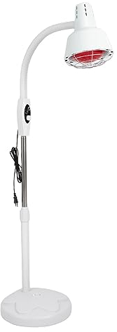 LNINNERY Infrarotlampe Rotlichtlampe 275W mit Ständer Behandlung für Physiotherapie Behandlung von Erkältungen und Muskelverspannungen