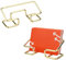 NQEUEPN 2 Pièces Porte-Cartes de Visite, en Métal Présentoir de Carte de Visite Moderne Support de Cartes de Visite Organisateur pour Bureau, Maison Entreprise Bureau École (Or)
