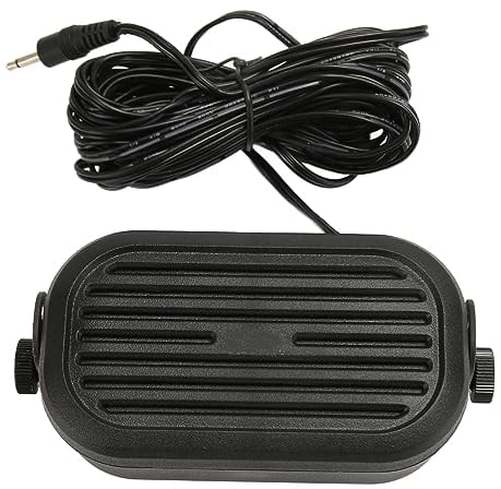 5W External Speaker for ICOM Radio, Clear Sound, Compact Size, Durable and Reliable with 5m Cable for CB Radio, Ham Radio and Mobile Transceiver