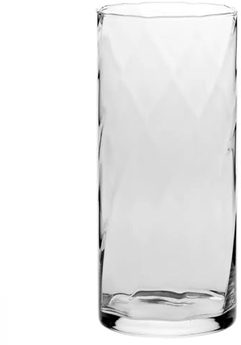 KROSNO Glasvase, 25 cm, Home Kollektion | Blumenvase aus Glas, Bleifreies Kristallglas in klassischer Form für Schnittblumen, Wohnaccessoires & Deko, Home Decoration