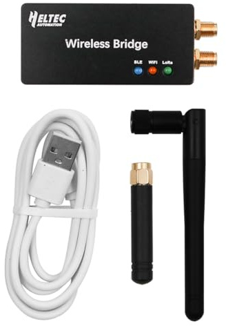 DollaTek 868-915MHz ESP32 SX1276 Wireless Bridge Meshtastic Board mit 8MByte SDRAM und FLASH, WiFi Bluetooth Dual Mode, konvertiert Signale zwischen WiFi/Bluetooth und LoRa für Arduino LoRaWAN IoT DIY