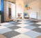 Linarun Baby Play Mat EVA Foam Mats 18Pcs Foam Play Mat for Floor Tiles Interlocking Floor Mats for Children 30x30x1.2cm Non-toxic Baby Playmat, Grey Blue Series
