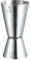 Cocktail Dual Gin Messbecher - Barmass Cocktailmessbecher - Doppelmass Jigger mit Skalierung 2cl 4cl - Edelstahl - Schnaps Ausgiesser - Mixbecher Portionierer Zubehör Jigger Maatbeker Barbecher