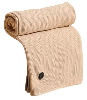 Générique Châle Chauffant Portable Fonctionnant sur Batterie, Châle Chauffant Enveloppant Une Couverture Chauffante Électrique sans Fil Portable Et Portable avec 3 Niveaux De Chauffage