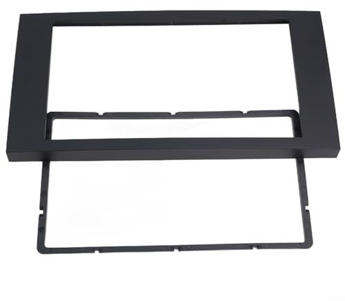 Doble DIN estéreo fascia para Ford para Focus II para C-Max para S-Max para Fusion para tránsito, 2 DIN estéreo radio navegación fascia panel marco moldura, combinación perfecta