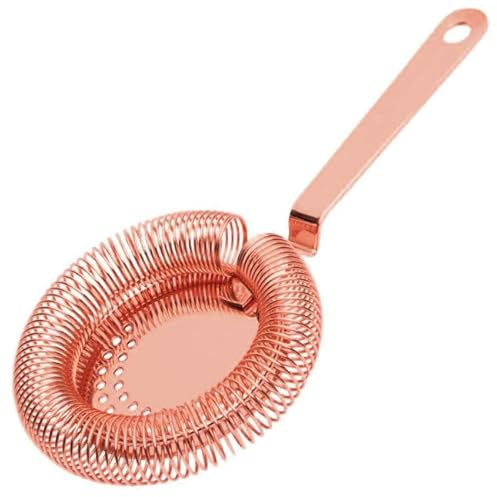 BarBits Colador de cóctel redondo – Colador profesional Hawthorne (cobre)