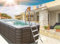 AIBOTY Escalera de Piscina sobre el Suelo de Servicio Pesado de 4 escalones 550 Libras para Piscina de 52'' de Profundidad, Escalera de Piscina de Acero Inoxidable 304 para Piscina sobre el Suelo