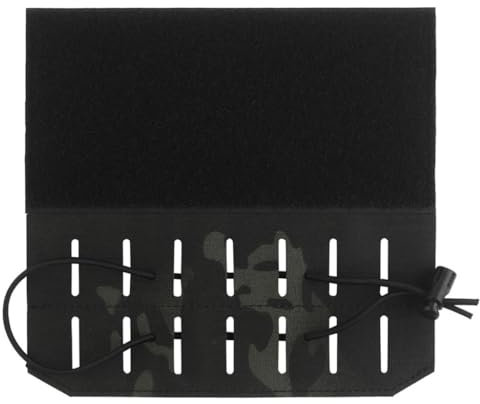 Tactical Style Flex Panel With Tourniquets Elastic Fixing Rope,Expansion Placard Plate Carrier For Vest Chest Rig, Convert Any MOLLE Platform To Hook/loop Attachment(BCP)