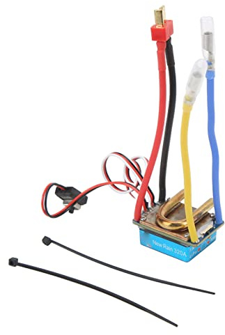 Cygmophing Brushed ESC Water Cooling 1 to 1 320A T 2 Way 3 Operation Modes RC Boat ESC Speed Controller Boxed for Ship Model