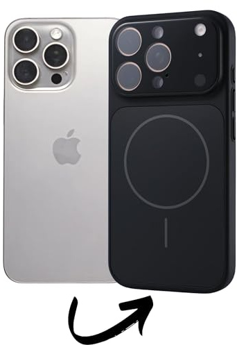 MPFA Coque iPhone 13 Pro Max I Transformation Visuelle en iPhone 17 Pro Max I Compatible avec Magnétique I Coque Antichoc I Protection Complète