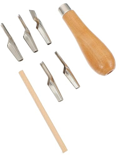 VINTORKY 1 Satz Edelstahlschnitzmesser für Modellierung und Wanddekoration Präzises Verwischen und Vorvermischen von Farben Malerbedarf für Acryl und Gouachefarben