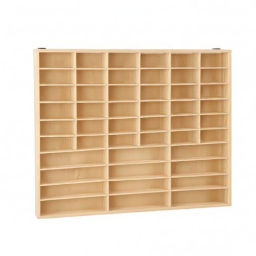 DimyFew Setzkasten dekorativ Setzkasten aus stabil Sammelregal für, Zimmer, Spielzimmer, 48 Grids