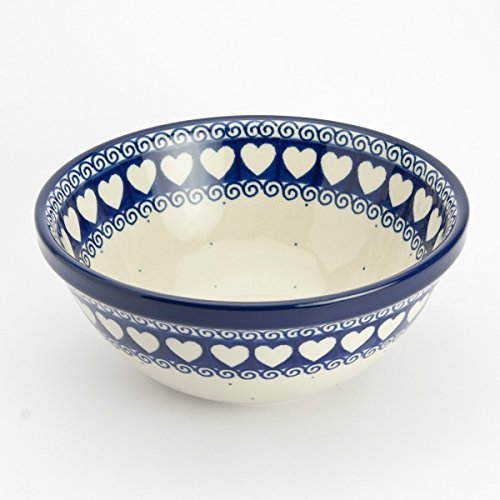 Polish Pottery 17cm Dessert Bowl - Light Hearted