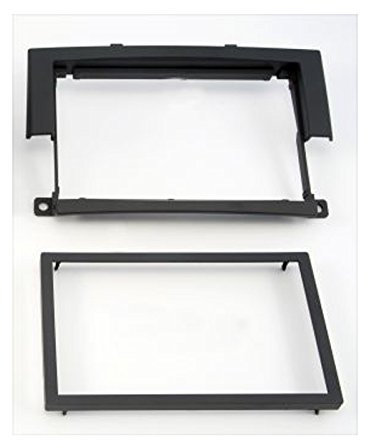 Autoradio Doppel-DIN Blende/Radioblende 2-DIN Abdeckung schwarz für Mitsubishi Colt CZ3 ab 2006-2009