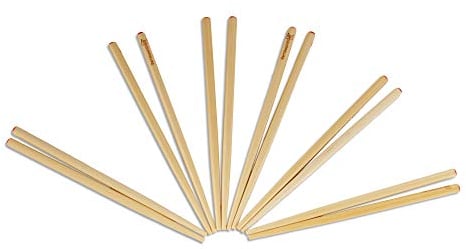 BambooMN Brand - Premium Grade 5.9 - Mini Bamboo Chopsticks, Smaller Sized for Kids, Training, Travel, Pocket Sized - 12 Pairs