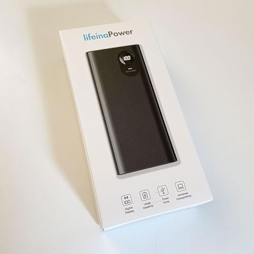 LifeinaPower 18-Hour Power Bank for LifeinaBox Portable Fridge. LifeinaPower Will Allow You to Power Your LifeinaBox Medication minifridge so That You can use it for Trains Planes and Automobiles.