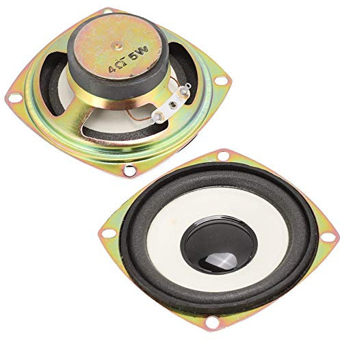 Altavoz de Audio de Rango Completo, 3 Pulgadas 4Ohm 5W Mini Altavoz de Audio para automóvil de frecuencia Completa para Caja de Sonido Multimedia, Altavoz de Cine en casa de Alta sensibilidad