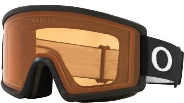 OAKLEY Unisex – Erwachsene Ridge Line Skibrillen, Matte Black/Persimmon, L