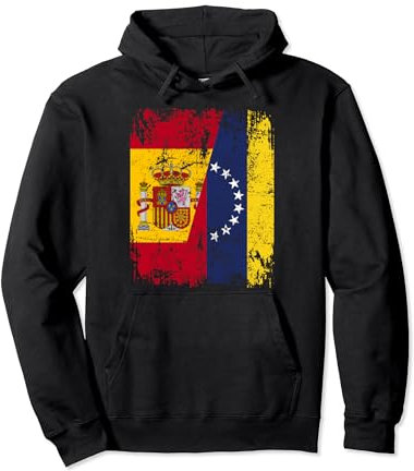 VENEZUELA ESPAÑA BANDERA de la AMISTAD VENEZUELA Sudadera con Capucha