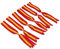 Bandera España Coche Pack de 6 Cintas para Colgar en el Retrovisor Adorno Colgante Espejo Automovil Colores Amarillo y Rojo