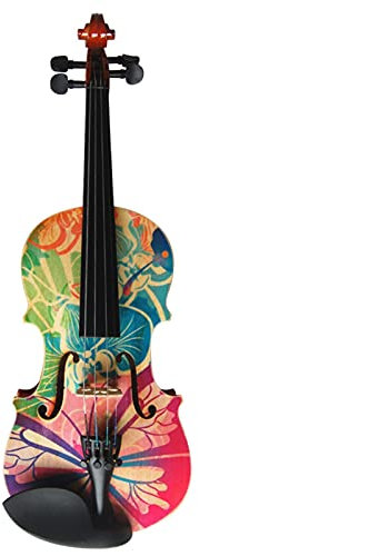 Erwachsene Geige Design Bunte Student Ständer Bogen Horsehair 4/4 Violine
