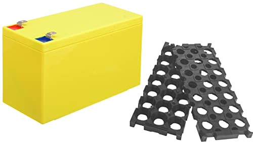 18650 12V 3S 7P Li-ion Battery Holder DIY for Powerwall 18650 Battery, Spot Clamp (Yellow)