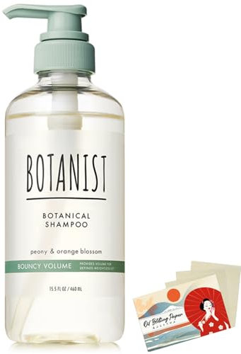 Botanist Botanical Shampoo Bouncy Volume 460mL - Blotting Paper Set