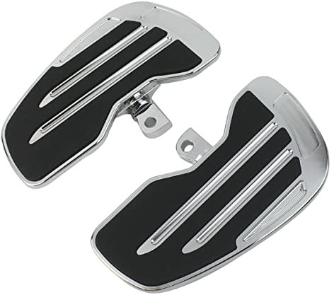 Marchepieds Repose-Pieds Avant Compatible avec Harley Sportster 883 Custom 98-10 TB1 Chrome