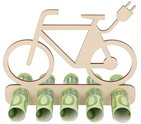 Spruchreif | Regalo de Dinero para cumpleaños | Regalo de Dinero para Ciclistas | Regalos de Madera | Regalos de Dinero | Regalos Originales | Bicicleta eléctrica | E-Bike