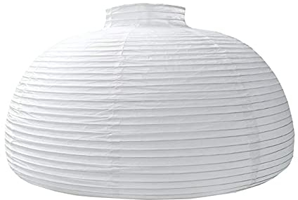 18” lampenschirm hängelampe lampions weiß runde Papier Laterne, Papier Lampenschirm Deko Ideal für Party- und Haus-Dekoration 2 Stücke (18Zoll (45.7 * 45.7 * 24cm))