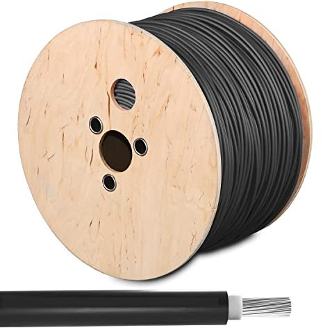 H4L Solarkabel Solarleitung PV Leitung 6mm² Schwarz 20m