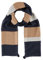 TOM TAILOR Damen 1037716 Schal mit Streifen, 10668-sky Captain Blue, OneSize
