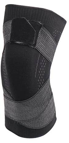 GUYIRT Circa Knee Kniebandage 1 Paar, Knieorthese Verstellbare, Kniestützer für Laufen Wandern Joggen Volleyball, Unterstützung für Männer und Frauen-Schwarz-3XL