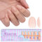 BTArtbox Almond Nail Tips Extra Short - XCOATTIPS Nude Soft Gel Nail Tips Upgraded Full Matte Pre-applied Tip Primer, Pre-colored Press On False Nails for Nail Extensions