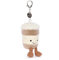 Jellycat Amuseable Coffee-To-Go Bag Keychain, Coffee-to-go, S