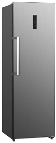 Teknix T60FNF2X 60cm Freestanding Tall Freezer - 274L Capacity - Frost Free - Reversible Door - Dark Inox, H185.5 x W59.5 x D65.1 (cm)
