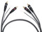 DRUT 1 m langes Erdungskabel für Plattenspieler-Mixer mit Zwei Cinch-Steckern und Phono-Steckern, mit Erdungsklemmen, Kabel 3,3 Fuß.