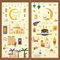 196 Stück Ramadan Eid Mubarak Dekorationen Fensterbilder Eid Mubarak Selbstklebend Ramadan Sticker Fenster Deko Fenstersticker Ramadan Fensterbilder Eid Mubarak Fensterbilder