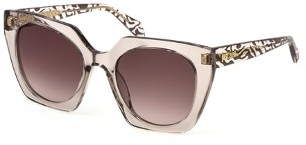 Just Cavalli Damen Sjc088v Sonnenbrille, Transp.beige, 66