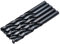 Draper 5pcs Black HSS Drill Bit, 11.0mm x 142mm - 08843 - for Metal, Wood and Plastic